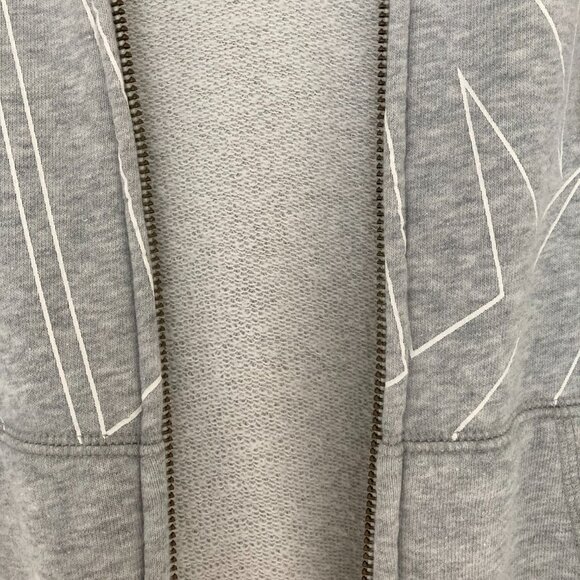 Nike logo heathered gray zip hoodie - Picture 8 of 13
